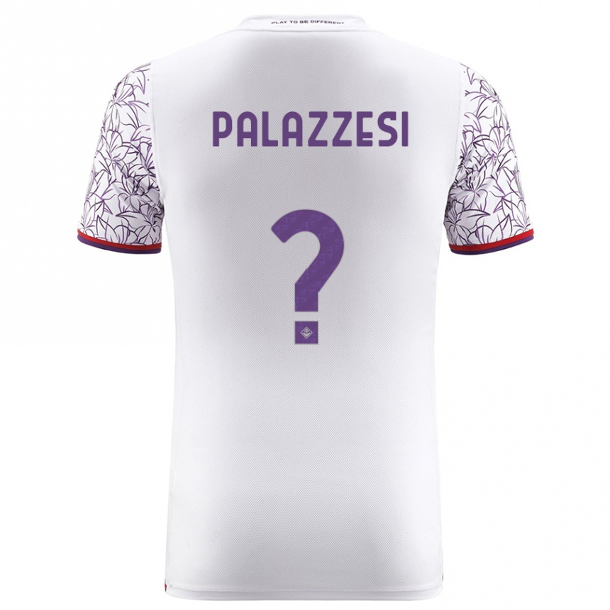 Kids Football Yuri Palazzesi #0 White Away Jersey 2023/24 T-Shirt