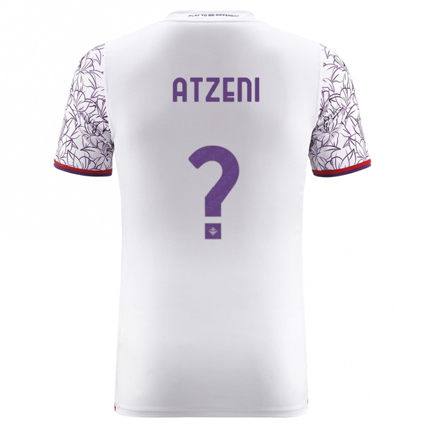 Kids Football Davide Atzeni #0 White Away Jersey 2023/24 T-Shirt