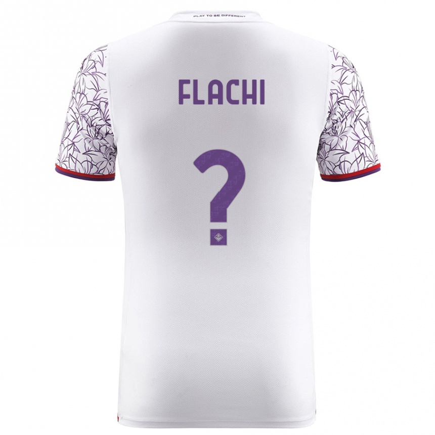 Kids Football Tommaso Flachi #0 White Away Jersey 2023/24 T-Shirt