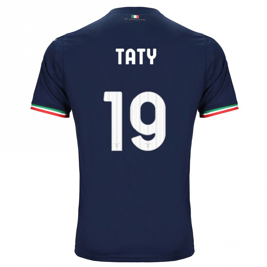 Kids Football Taty Castellanos #19 Navy Away Jersey 2023/24 T-Shirt