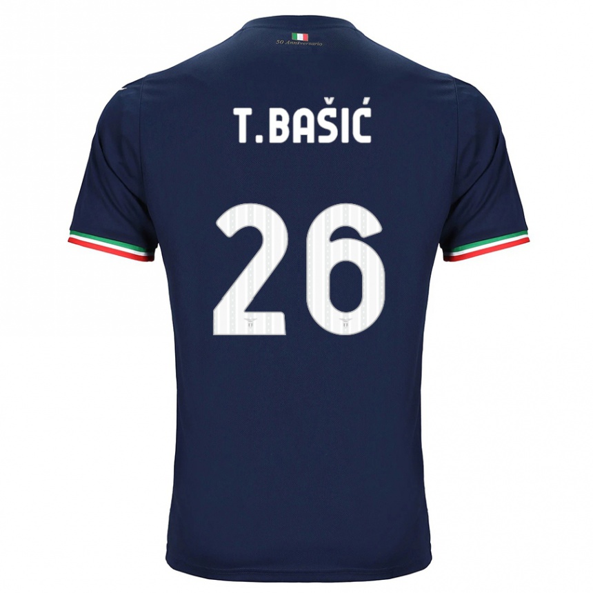 Kids Football Toma Basic #26 Navy Away Jersey 2023/24 T-Shirt