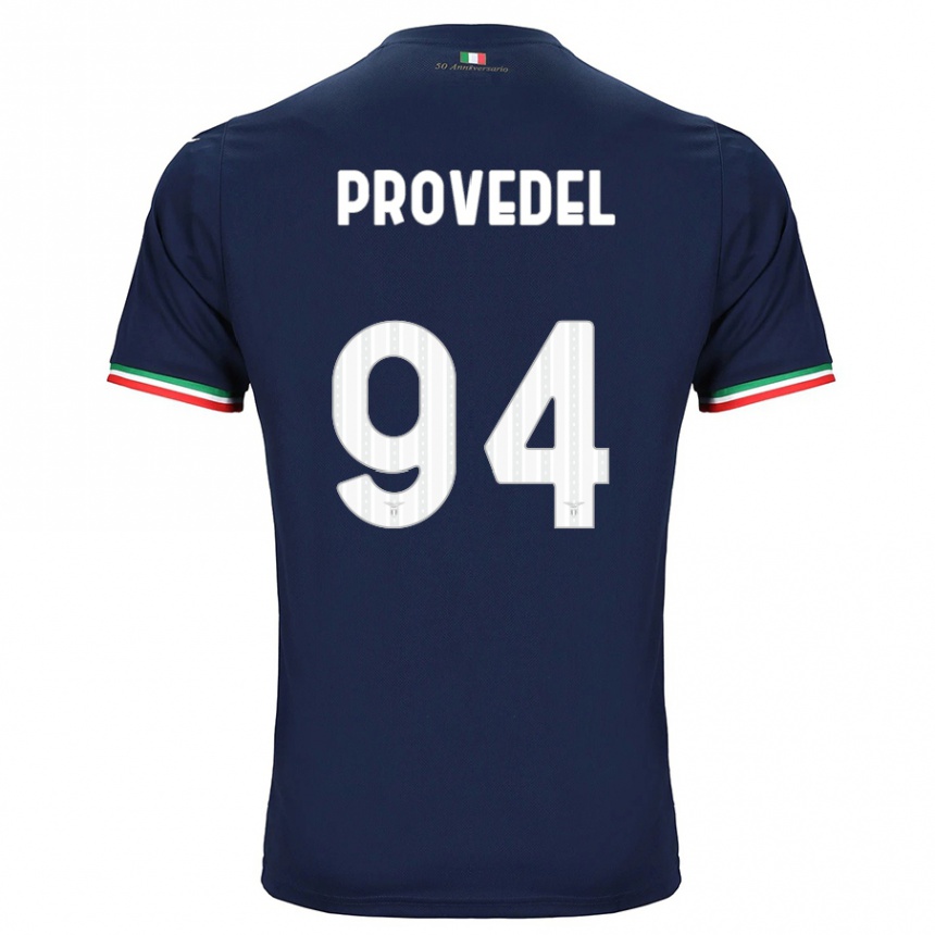 Kids Football Ivan Provedel #94 Navy Away Jersey 2023/24 T-Shirt