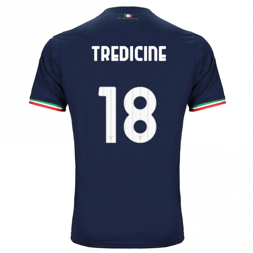 Kids Football Manuel Tredicine #18 Navy Away Jersey 2023/24 T-Shirt