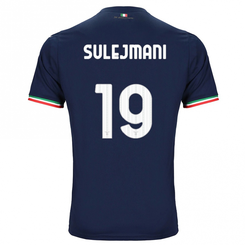 Kids Football Flavio Sulejmani #19 Navy Away Jersey 2023/24 T-Shirt