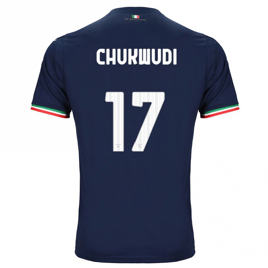 Kids Football Ogonna Franca Chukwudi #17 Navy Away Jersey 2023/24 T-Shirt