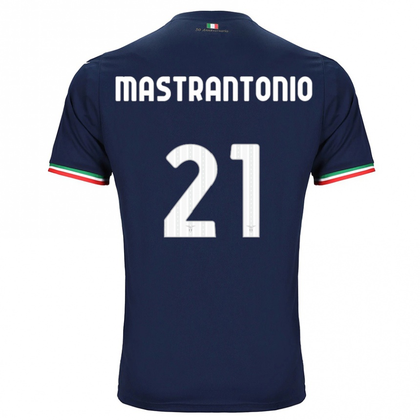 Kids Football Ella Mastrantonio #21 Navy Away Jersey 2023/24 T-Shirt