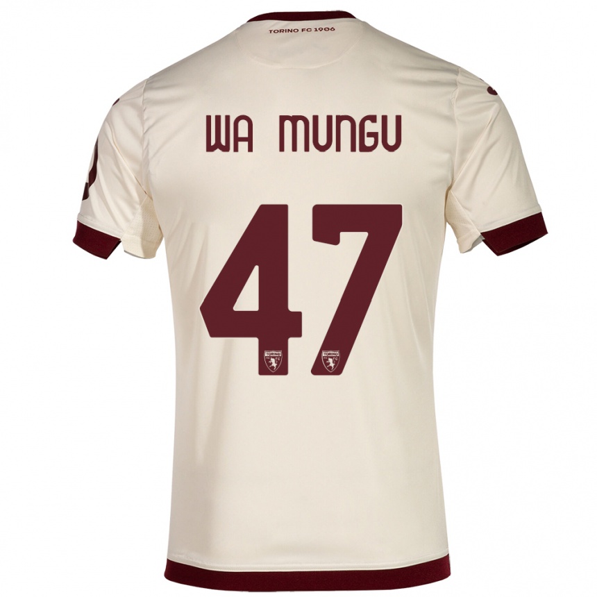 Kids Football Vimoj Muntu Wa Mungu #47 Champagne Away Jersey 2023/24 T-Shirt