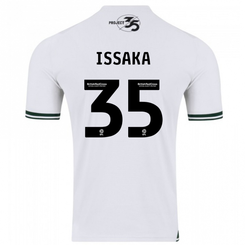 Kids Football Freddie Issaka #35 White Away Jersey 2023/24 T-Shirt