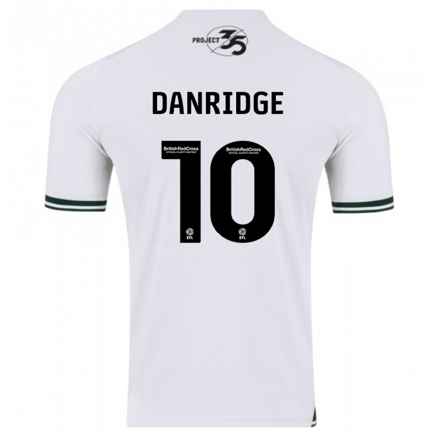 Kids Football Rebecca Danridge #10 White Away Jersey 2023/24 T-Shirt