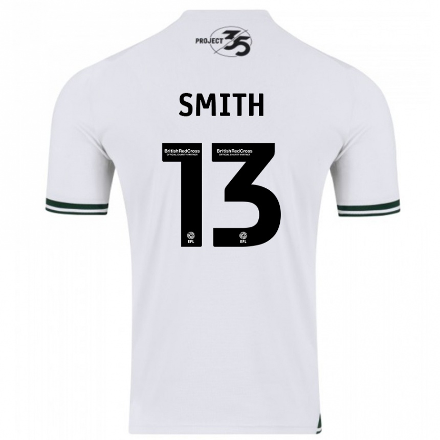 Kids Football Grace Smith #13 White Away Jersey 2023/24 T-Shirt