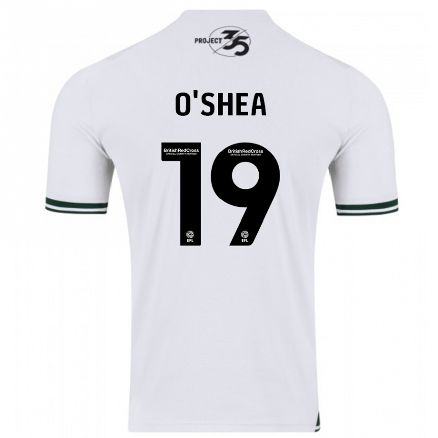 Kids Football Erin O'shea #19 White Away Jersey 2023/24 T-Shirt