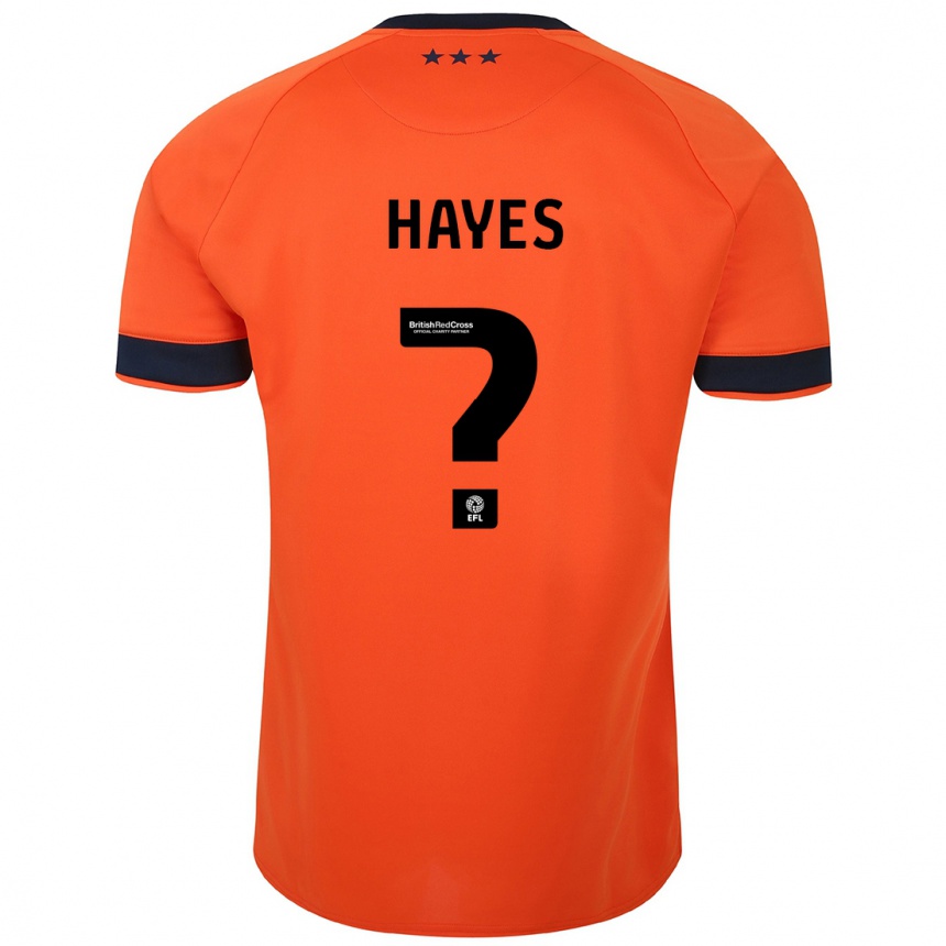 Kids Football Nick Hayes #0 Orange Away Jersey 2023/24 T-Shirt