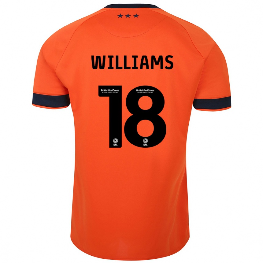 Kids Football Brandon Williams #18 Orange Away Jersey 2023/24 T-Shirt