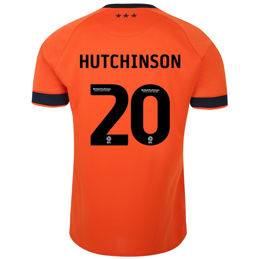 Kids Football Omari Hutchinson #20 Orange Away Jersey 2023/24 T-Shirt