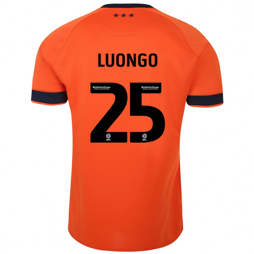 Kids Football Massimo Luongo #25 Orange Away Jersey 2023/24 T-Shirt