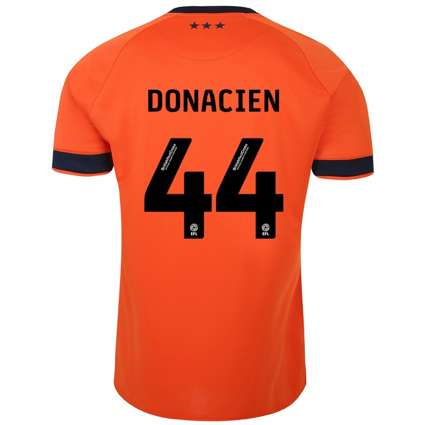 Kids Football Janoi Donacien #44 Orange Away Jersey 2023/24 T-Shirt