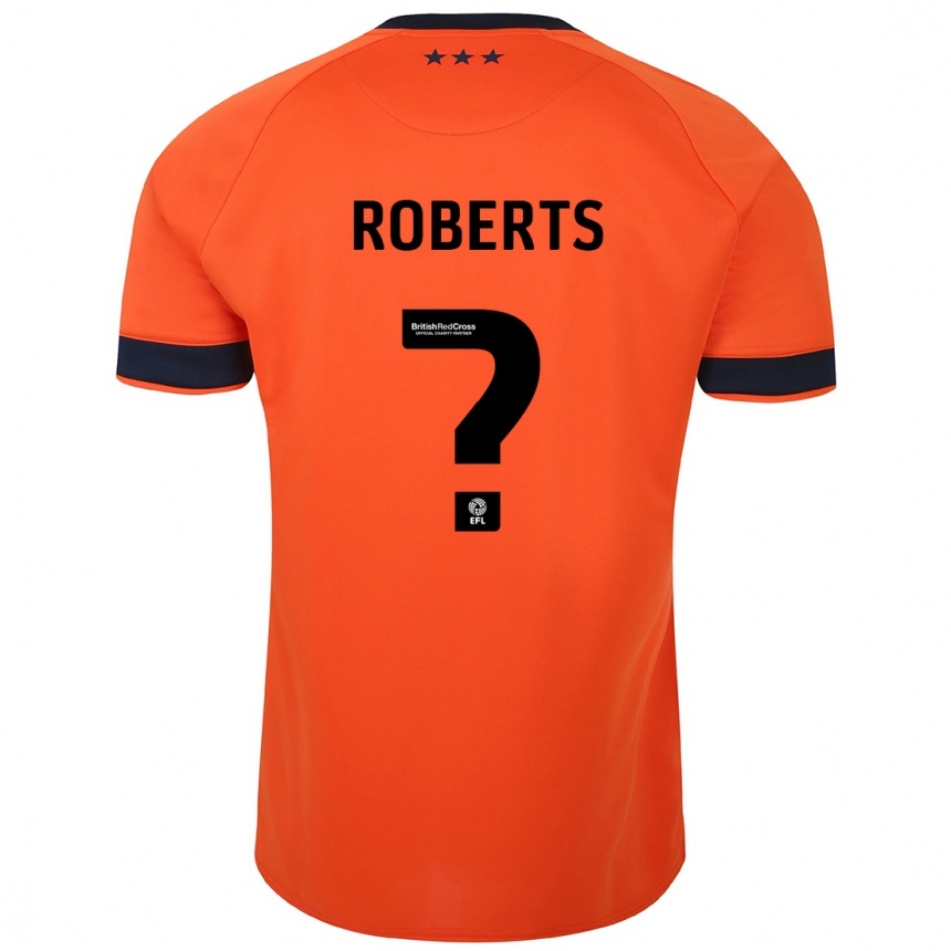 Kids Football Mathaeus Roberts #0 Orange Away Jersey 2023/24 T-Shirt