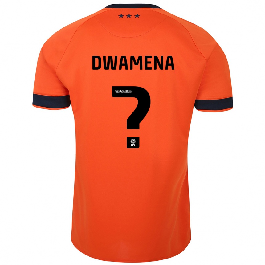 Kids Football Nick Nkansa-Dwamena #0 Orange Away Jersey 2023/24 T-Shirt