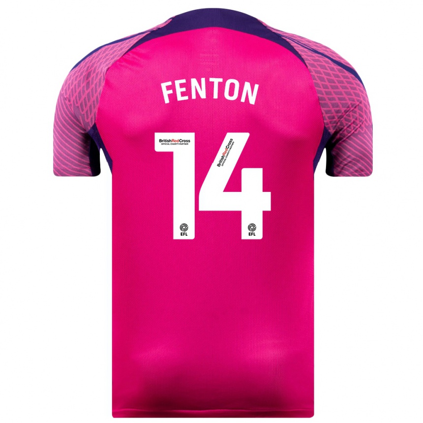 Kids Football Natasha Fenton #14 Purple Away Jersey 2023/24 T-Shirt