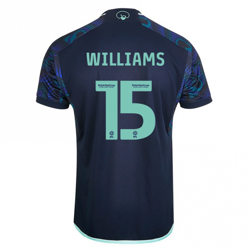 Kids Football Paige Williams #15 Blue Away Jersey 2023/24 T-Shirt