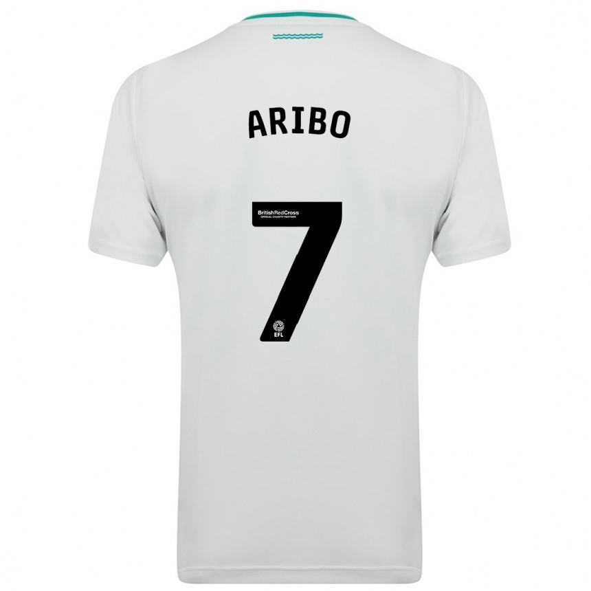 Kids Football Joe Aribo #7 White Away Jersey 2023/24 T-Shirt