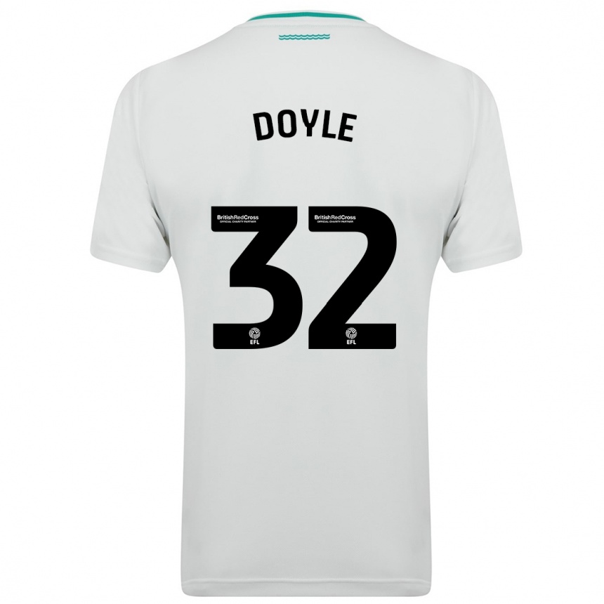 Kids Football Kamari Doyle #32 White Away Jersey 2023/24 T-Shirt