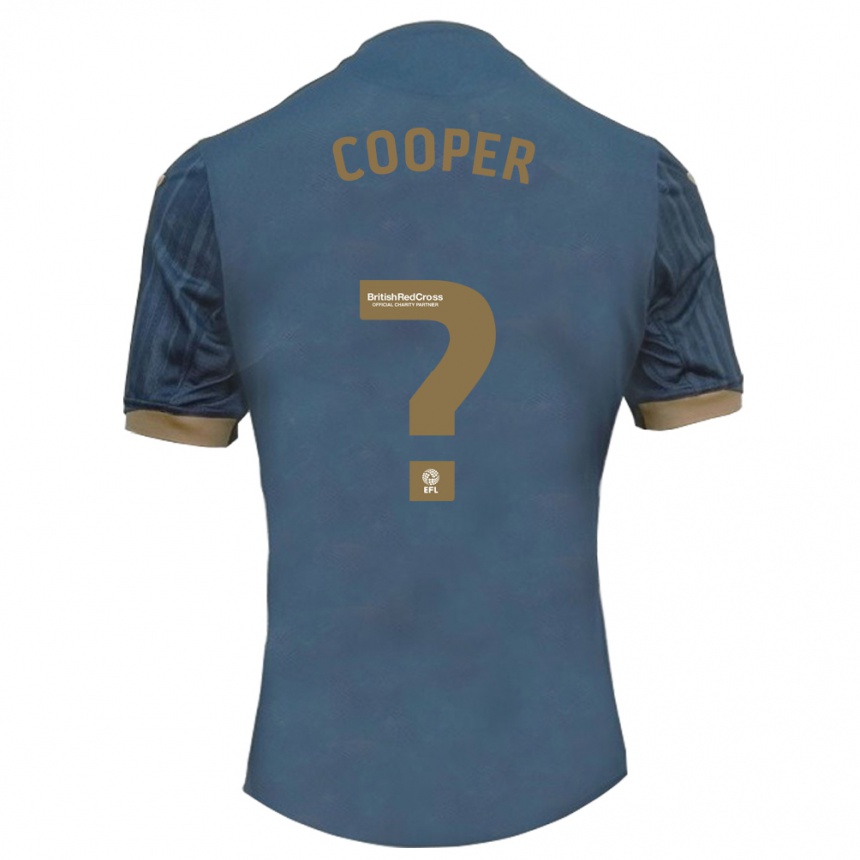 Kids Football Jack Cooper #0 Dark Teal Away Jersey 2023/24 T-Shirt