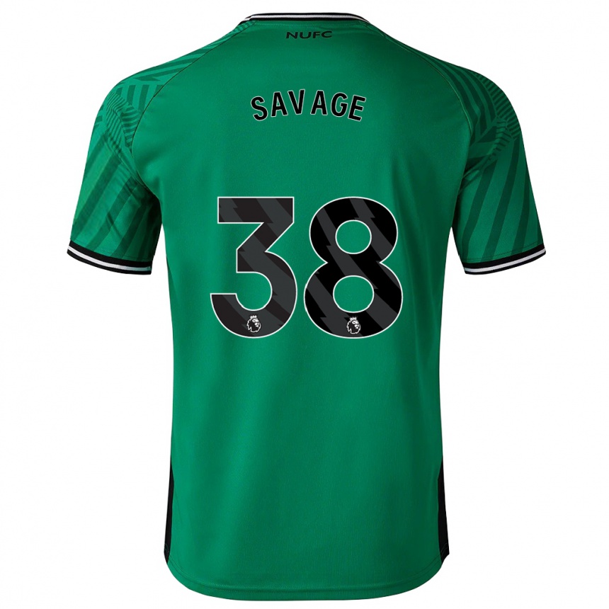 Kids Football Remi Savage #38 Green Away Jersey 2023/24 T-Shirt