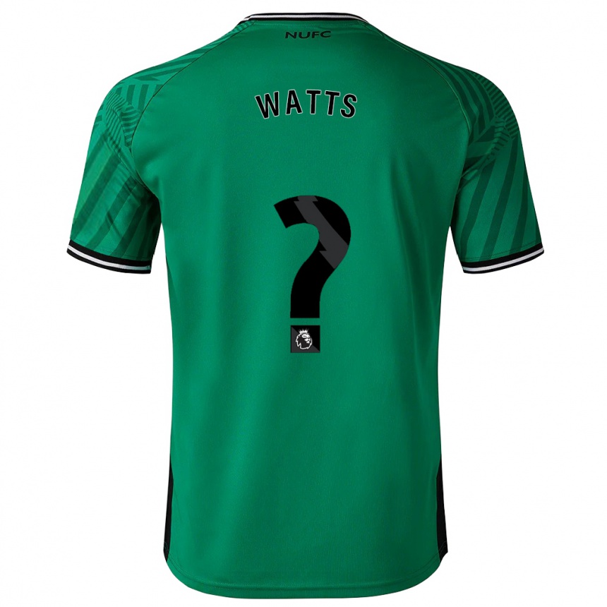 Kids Football Logan Watts #0 Green Away Jersey 2023/24 T-Shirt