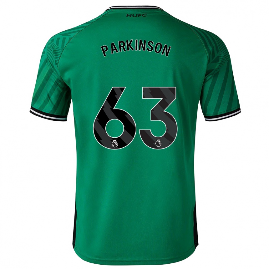 Kids Football Ben Parkinson #63 Green Away Jersey 2023/24 T-Shirt