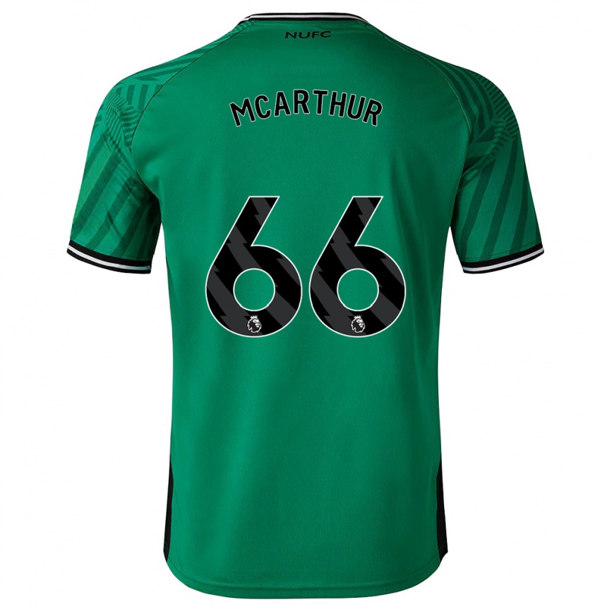 Kids Football Charlie Mcarthur #66 Green Away Jersey 2023/24 T-Shirt