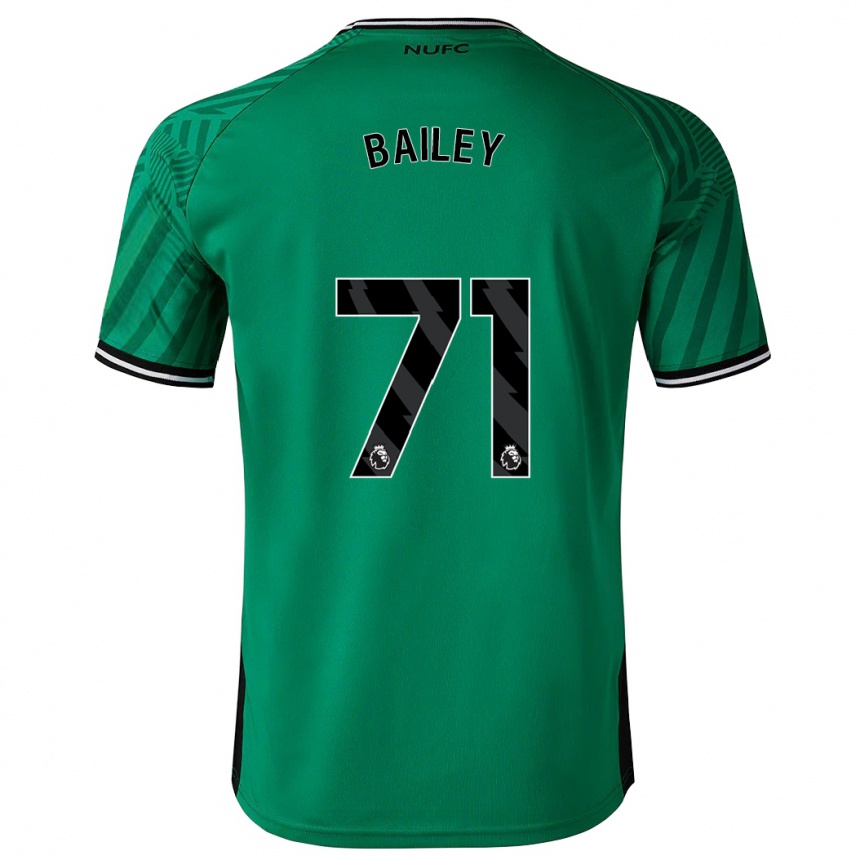 Kids Football Scott Bailey #71 Green Away Jersey 2023/24 T-Shirt