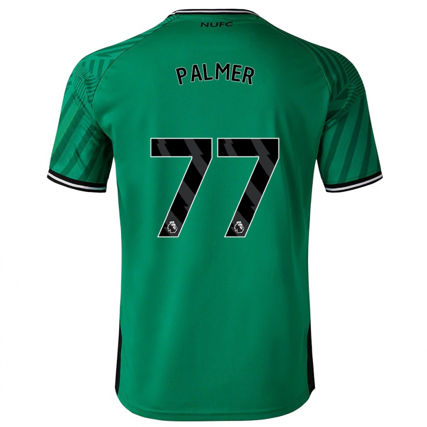 Kids Football Darren Palmer #77 Green Away Jersey 2023/24 T-Shirt