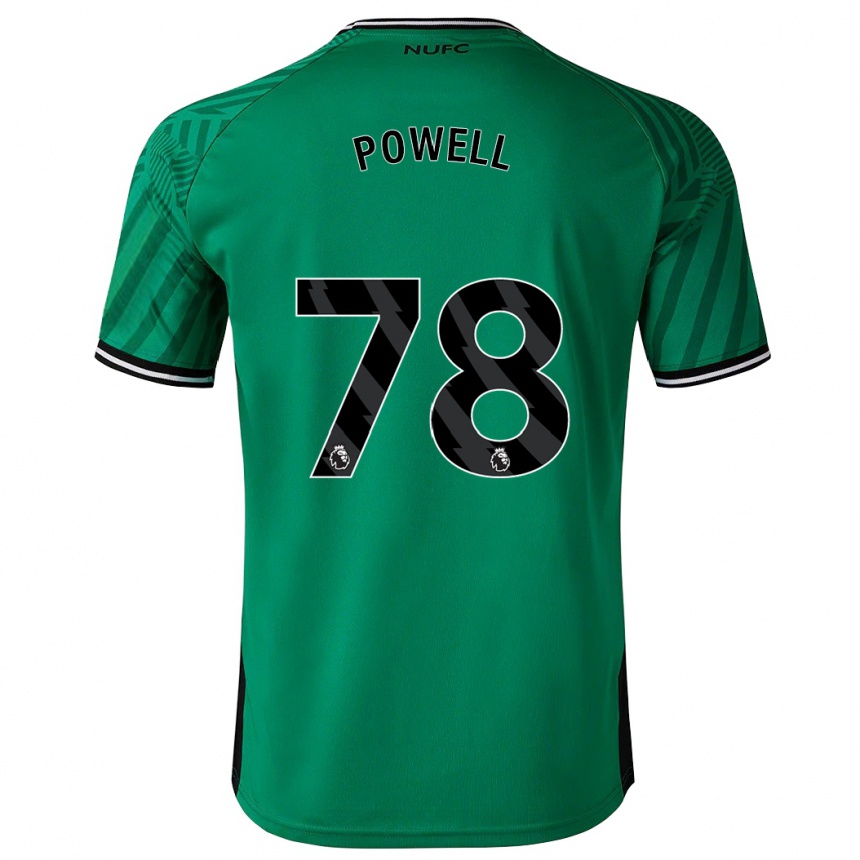 Kids Football Harry Powell #78 Green Away Jersey 2023/24 T-Shirt