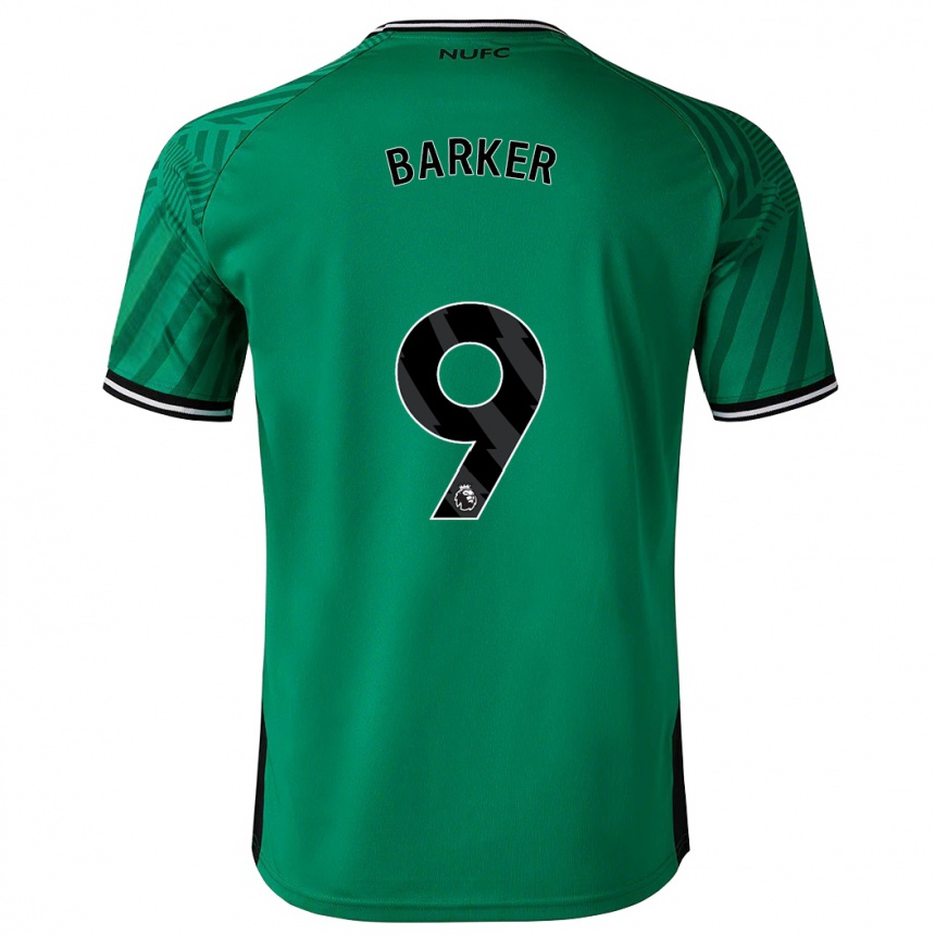 Kids Football Katie Barker #9 Green Away Jersey 2023/24 T-Shirt