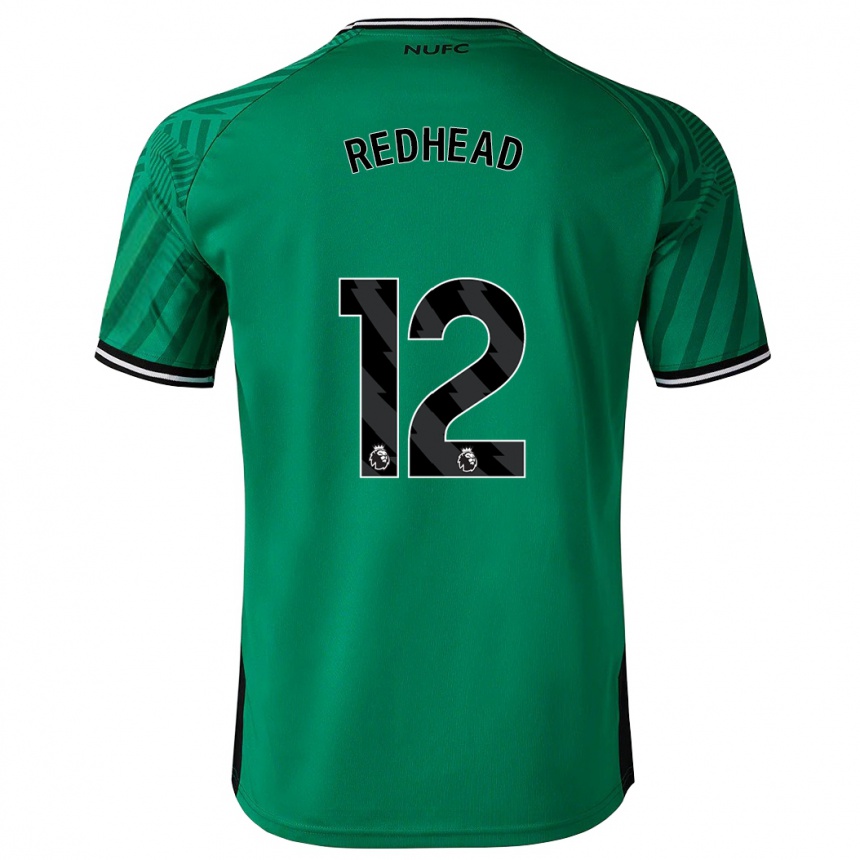 Kids Football Cara Milne-Redhead #12 Green Away Jersey 2023/24 T-Shirt