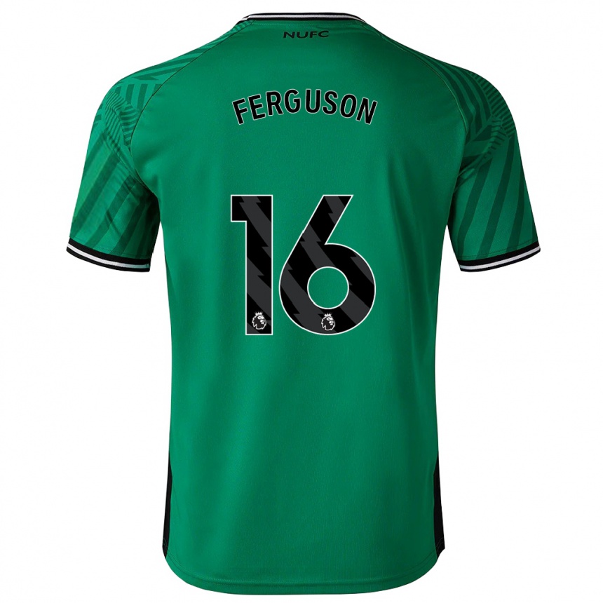 Kids Football Becky Ferguson #16 Green Away Jersey 2023/24 T-Shirt