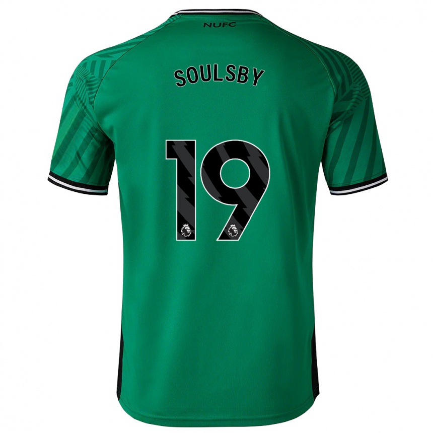 Kids Football Anna Soulsby #19 Green Away Jersey 2023/24 T-Shirt