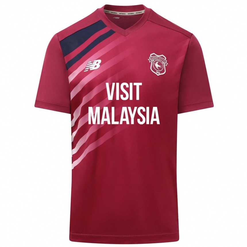 Kids Football Dakarai Mafico #0 Red Away Jersey 2023/24 T-Shirt