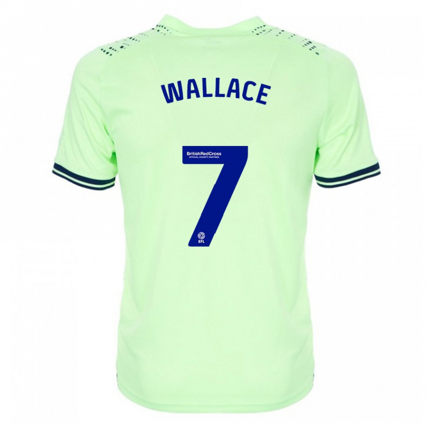 Kids Football Jed Wallace #7 Navy Away Jersey 2023/24 T-Shirt