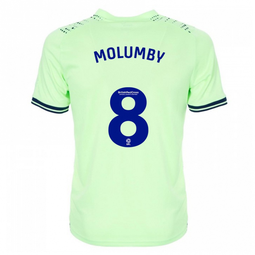 Kids Football Jayson Molumby #8 Navy Away Jersey 2023/24 T-Shirt