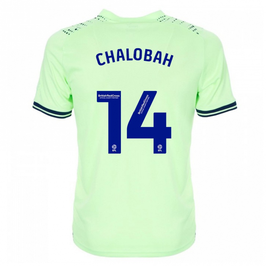 Kids Football Nathaniel Chalobah #14 Navy Away Jersey 2023/24 T-Shirt