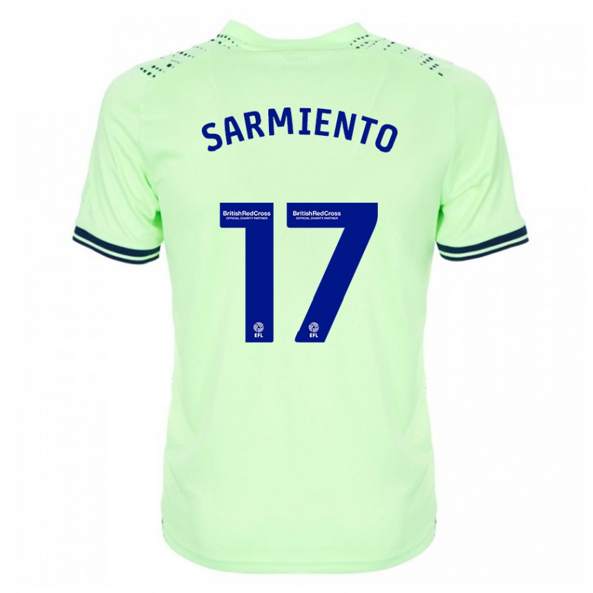 Kids Football Jeremy Sarmiento #17 Navy Away Jersey 2023/24 T-Shirt