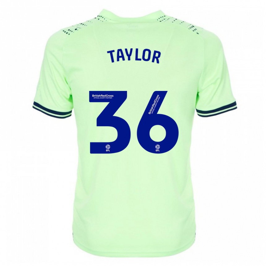 Kids Football Caleb Taylor #36 Navy Away Jersey 2023/24 T-Shirt