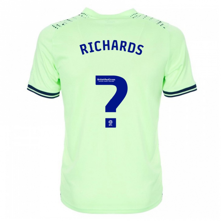 Kids Football Matt Richards #0 Navy Away Jersey 2023/24 T-Shirt