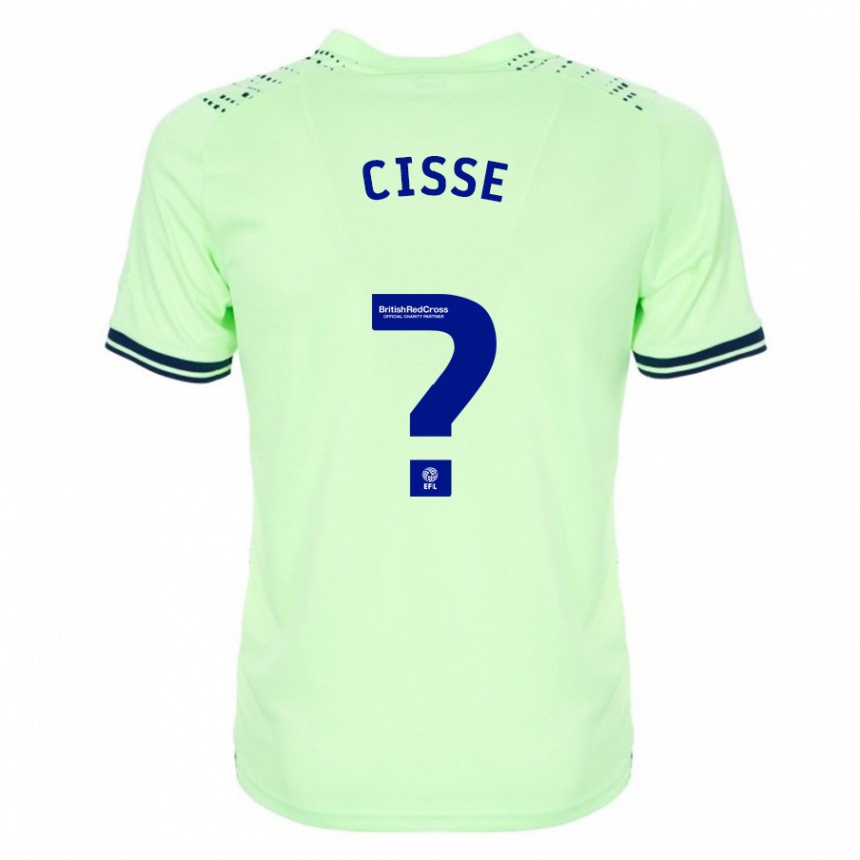 Kids Football Ben Cisse #0 Navy Away Jersey 2023/24 T-Shirt