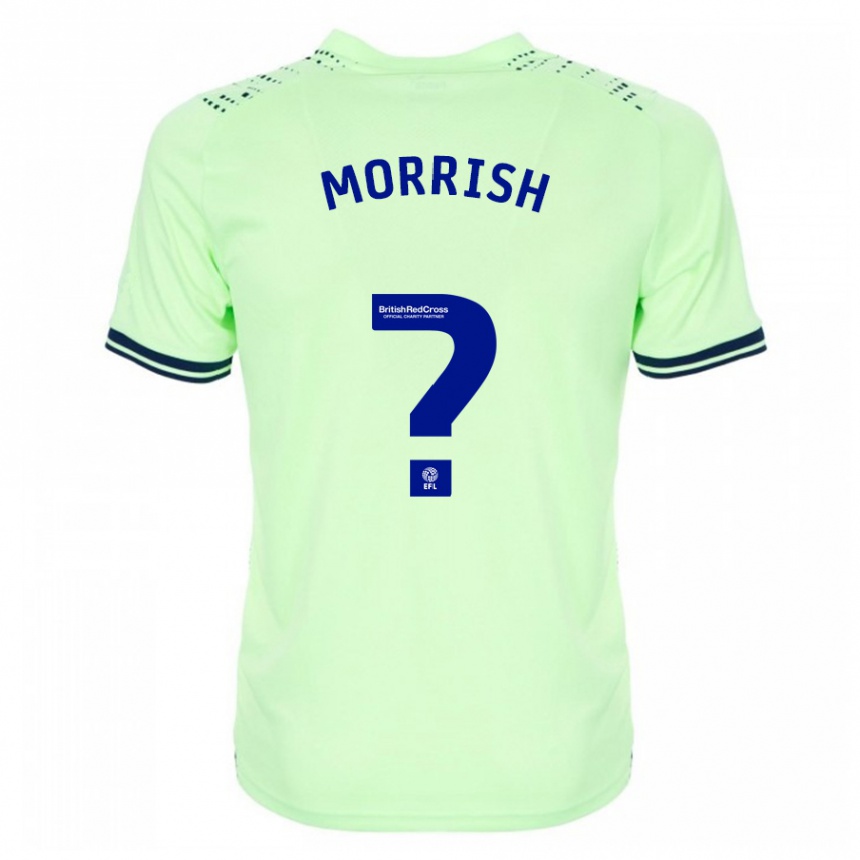 Kids Football Rhys Morrish #0 Navy Away Jersey 2023/24 T-Shirt