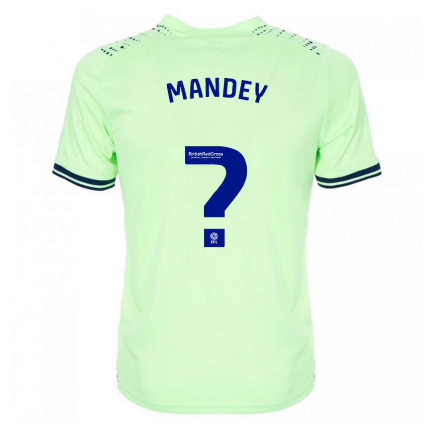 Kids Football Souleyman Mandey #0 Navy Away Jersey 2023/24 T-Shirt