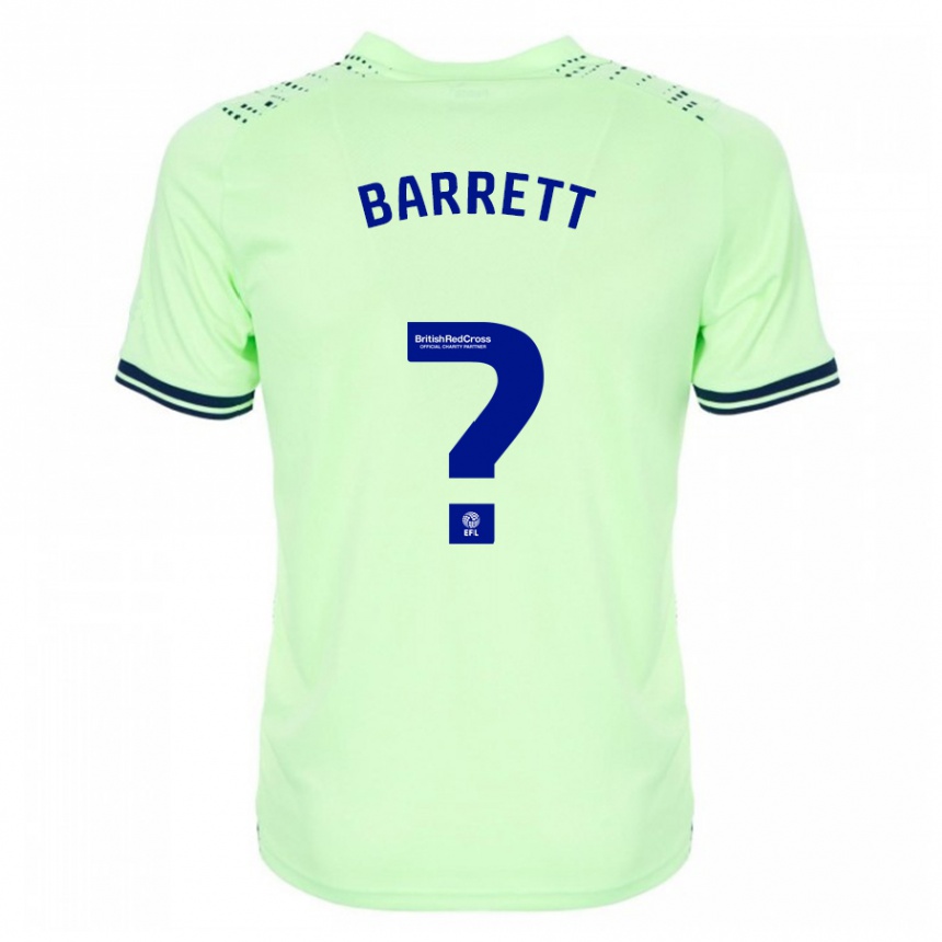 Kids Football Josh Barrett #0 Navy Away Jersey 2023/24 T-Shirt