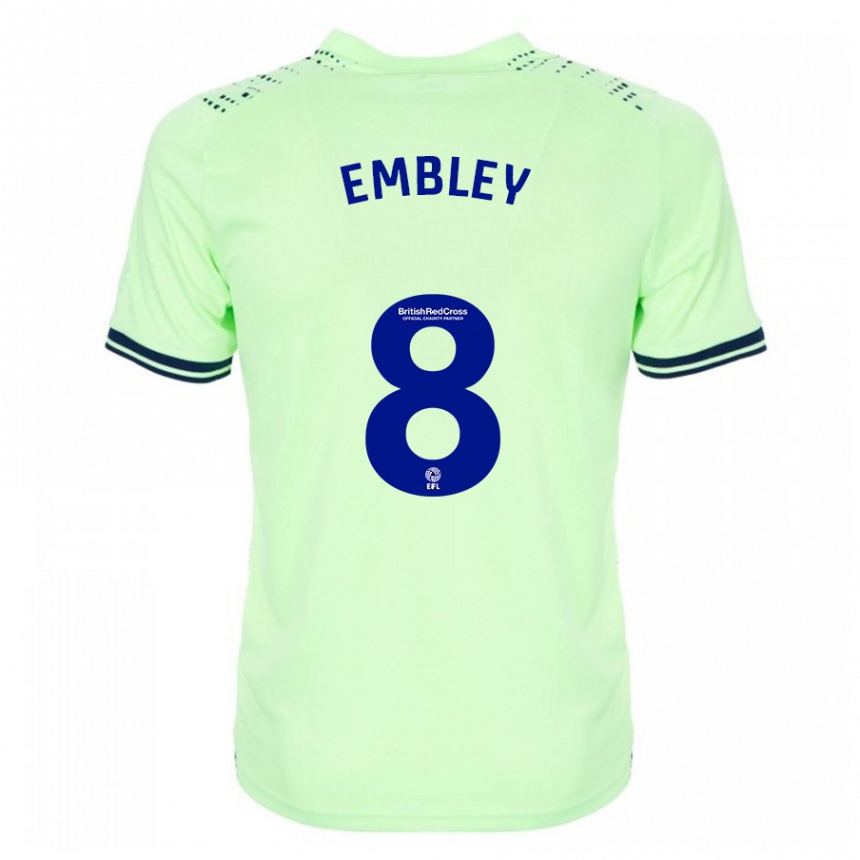 Kids Football Rosie Embley #8 Navy Away Jersey 2023/24 T-Shirt